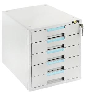 Opakowanie Szafka na dokumenty 5 szufl. szaro-nieb YELLOW ONE