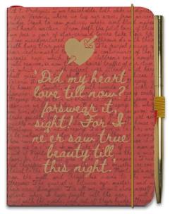 Opakowanie Szekspir Notatnik A6 z długopisem Romeo i Julia