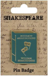 Opakowanie Szekspir Przypinka metalowa - Wiele hałasu o nic