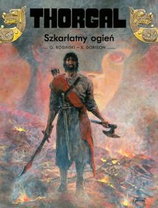 Szkarłatny ogień. Thorgal. Tom 35 wyd. 2025. Autor: Dorison Xavier, Grzegorza Rosińskiego. Multiszop.pl Okładka książki Szkarłatny ogień. Thorgal. Tom 35 wyd. 2025