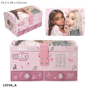 Szkatułka grająca na kod Top Model Me BFF 13724A. Wydawca: DEPESCHE. Multiszop.pl Opakowanie Szkatułka grająca na kod Top Model Me BFF 13724A