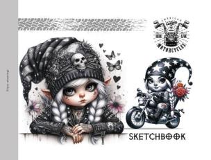 Opakowanie Szkicownik 200x143 24 stron 100g/m2 TW Gnomy