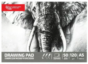 Szkicownik A5/50K 120g Słoń. Wydawca: Rosa. Multiszop.pl Opakowanie Szkicownik A5/50K 120g Słoń