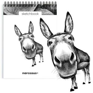 Opakowanie Szkicownik A5/60K na spirali - Osioł