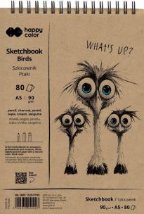 Opakowanie Szkicownik na spirali A5/80K 90g HAPPY COLOR