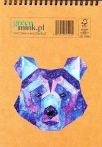 Opakowanie Szkicownik na spirali Niedźwiedź SZ03