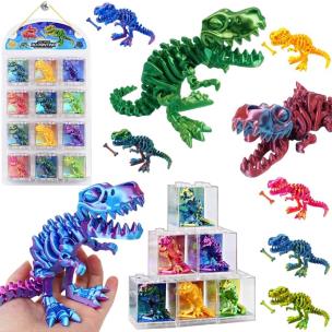 Opakowanie Szkielet dinozaura 3d opalizujący