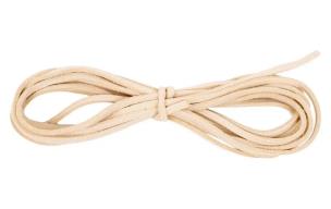 Opakowanie Sznurek do biżuterii ze sztucznej skóry biały
