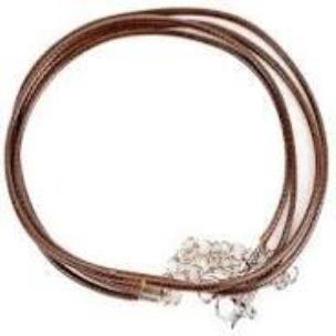 Opakowanie Sznurek do wykonania naszyjnika z zapięciem brąz