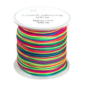 Sznurek nylonowy 0,8mm 100m tęczowy. Wydawca: Dalprint. Multiszop.pl Opakowanie Sznurek nylonowy 0,8mm 100m tęczowy