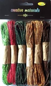 Opakowanie Sznurki papierowe 6 kolorów