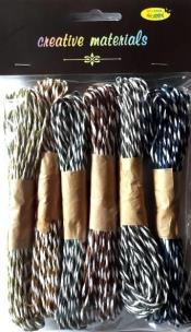 Opakowanie Sznurki papierowe duo 6 kolorów