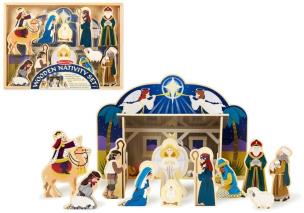 Szopka bożonarodzeniowa drewniana jumbo. Wydawca: Melissa & Doug. Multiszop.pl Opakowanie Szopka bożonarodzeniowa drewniana jumbo