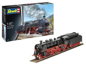 Szybka lokomotywa parowa BR 18 505 z tendrem T38. Wydawca: Revell. Multiszop.pl Opakowanie Szybka lokomotywa parowa BR 18 505 z tendrem T38