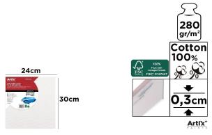 Opakowanie Tablica malarska 24x30x0,3cm 280G/m2