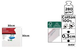 Opakowanie Tablica malarska 30x30x0,3cm 280G/m2