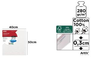Opakowanie Tablica malarska 40x50x0,3cm 280G/m2