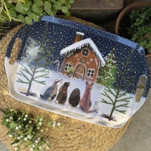 Opakowanie Taca duża Dom z piernika Święta