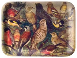 Tacka kuchenna ozdobna Ptaki. Wydawca: Skona Ting. Multiszop.pl Opakowanie Tacka kuchenna ozdobna Ptaki