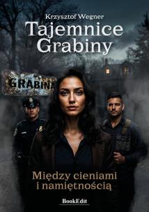 Tajemnice Grabiny. Między cieniami i namiętnością. Autor: Krzysztof Wegner. Multiszop.pl Okładka książki Tajemnice Grabiny. Między cieniami i namiętnością