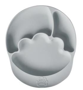 Opakowanie Talerz silikonowy z przyssawką szary