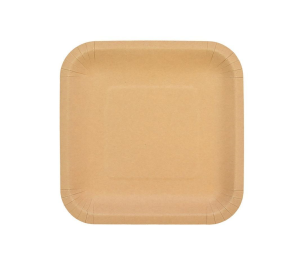 Opakowanie Talerze papierowe kraftowe 18cm 144szt