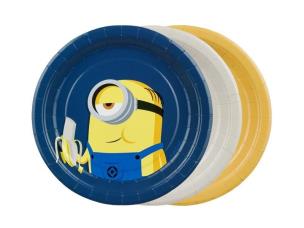 Opakowanie Talerzyki Minionki 18cm 6szt