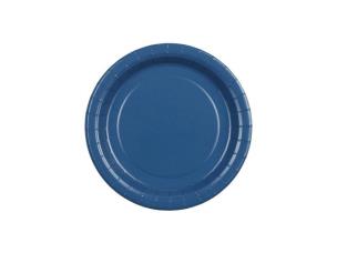 Opakowanie Talerzyki papierowe granatowe 18cm 6szt