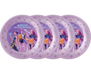 Opakowanie Talerzyki wielorazowe K-POP Demon Hunters 21cm 4sz
