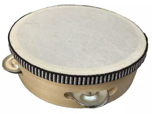 Opakowanie Tamburyno drewniane