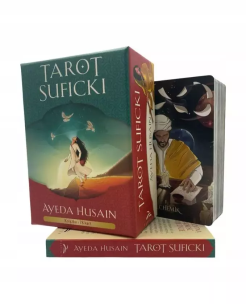 Tarot Suficki (książka + karty). Autor: Ayeda Husain. Multiszop.pl Okładka książki Tarot Suficki (książka + karty)
