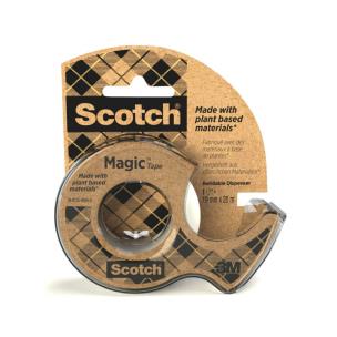 Opakowanie Taśma biurowa ekologiczna SCOTCH® Magic™ (9-1920D), matowa, z dyspenserem, 19mm, 20m