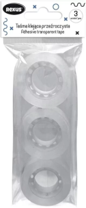 Opakowanie Taśma klejąca 18mm x 30m 3szt