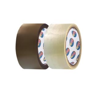 Opakowanie Taśma pakowa kauczukowa 55m brązowa