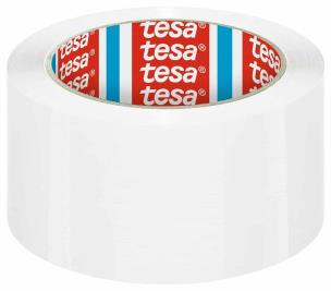 Opakowanie Taśma pakowa Tesapack Standard Solvent  biała 66mx48mm