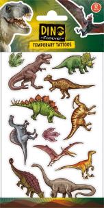 Tatuaż Dinozaury. Wydawca: ANTELLA. Multiszop.pl Opakowanie Tatuaż Dinozaury