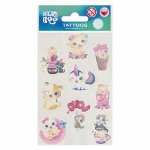 Tatuaż Kotki. Wydawca: Sticker Boo. Multiszop.pl Opakowanie Tatuaż Kotki