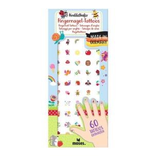 Tatuaże na paznokcie Wiosna 60szt. Wydawca: Moses. Multiszop.pl Opakowanie Tatuaże na paznokcie Wiosna 60szt