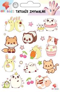 Opakowanie Tatuaże zmywalne dla dzieci Sweet kawaii cute
