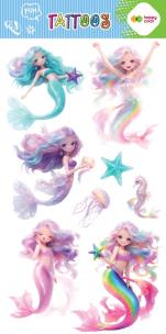 Opakowanie Tatuaże zmywalne MAGICAL SIRENS 100x200mm Happy Color