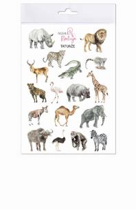 Opakowanie Tatuaże zmywalne Zwierzęta Afryki