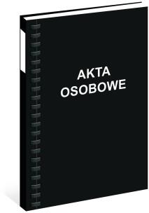 Opakowanie Teczka A4 akt osobowych bigowana czarna (10szt)