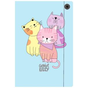 Opakowanie Teczka A4 z gumką Genius Kitty (10szt)