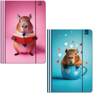 Opakowanie Teczka A4 z gumką Kapibara mix