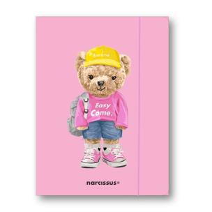 Teczka A4+ z gumką Teddies&Miś Urszula. Wydawca: Narcissus. Multiszop.pl Opakowanie Teczka A4+ z gumką Teddies&Miś Urszula