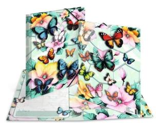 Opakowanie Teczka A4 z gumkami Motyle