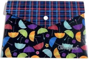 Opakowanie Teczka A5+ plastikowa z klipsem Parasolki