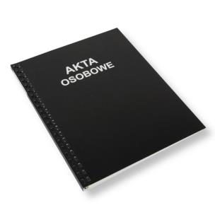 Opakowanie Teczka Akta osobowe T1 czarna