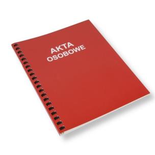 Opakowanie Teczka Akta osobowe T1 czerwona