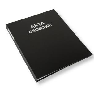 Opakowanie Teczka Akta osobowe T2 czarna